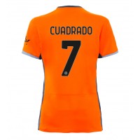 Camiseta Inter Milan Juan Cuadrado #7 Tercera Equipación para mujer 2023-24 manga corta